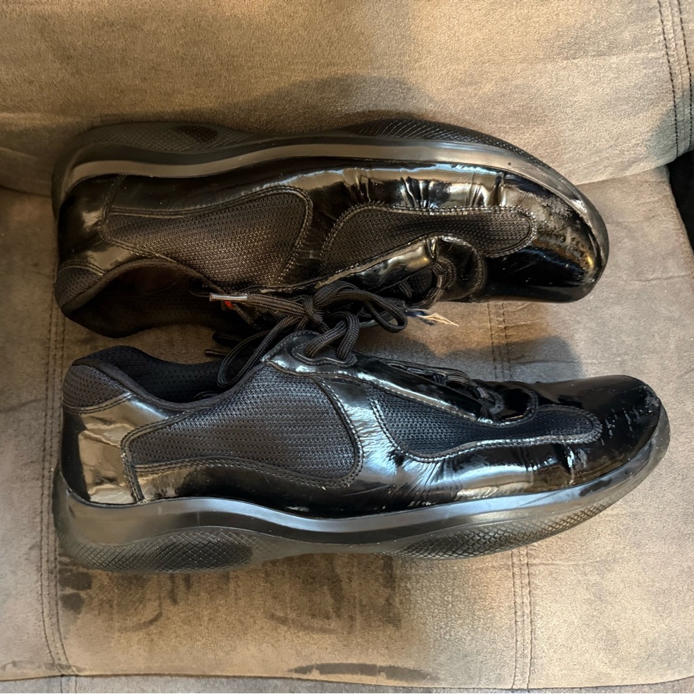 Prada America’s Cup Patent Leather